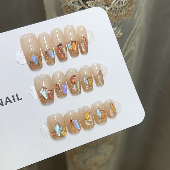 Glittering Press-On Nail Art Collection Bowlift