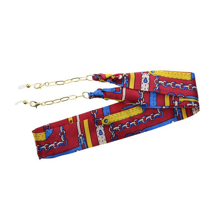 Floral Silk Eyewear Chain Bowlift