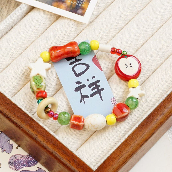 Heart-Shaped Beaded Bracelet Bowlift