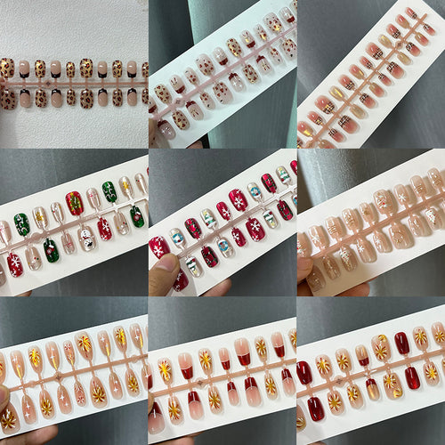 Artistic Ombre Press-On Nail Tips Set Bowlift