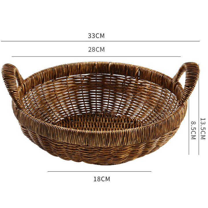Unisex Practical Fruit and Vegetable Container with Two Handles Bowlift
