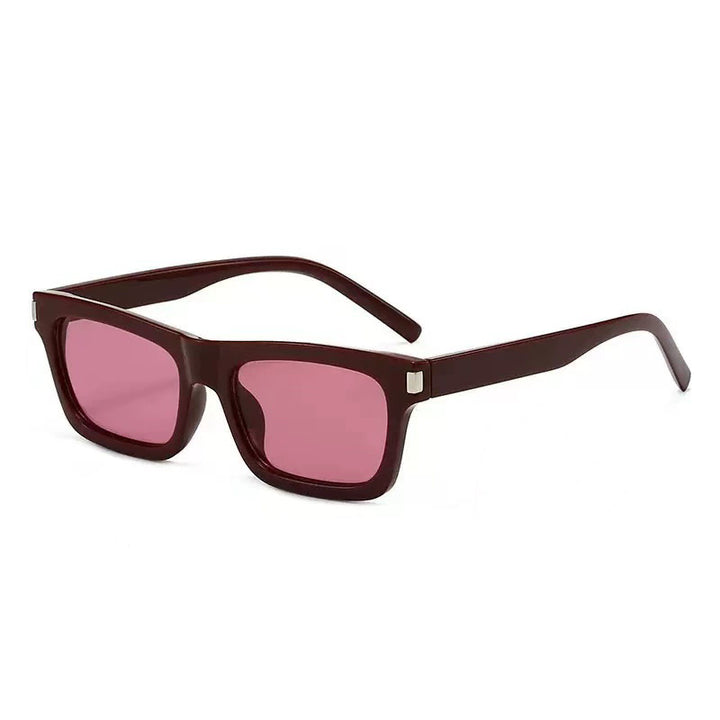Men's Modern Rectangular Frame Sunglasses Bowlift