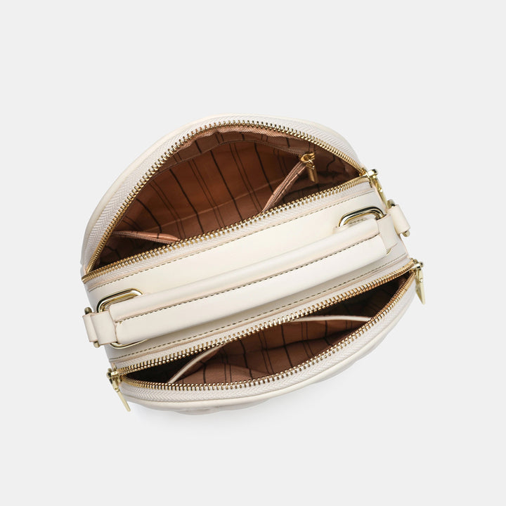 Quilted Dome-Shaped Handbag
