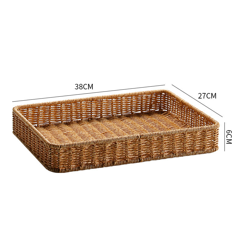 Handwoven Decorative Storage Tray Bowlift