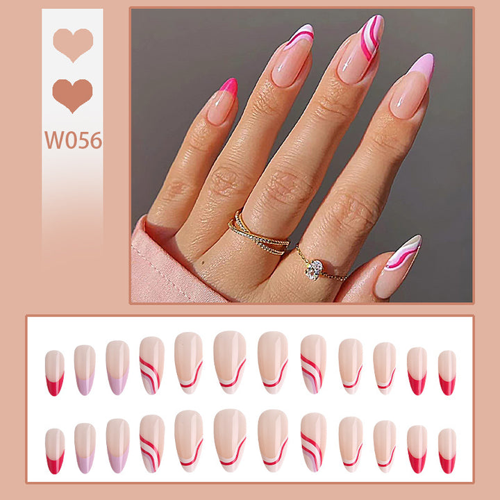 Creative Nail Tips with Gradient Bowlift