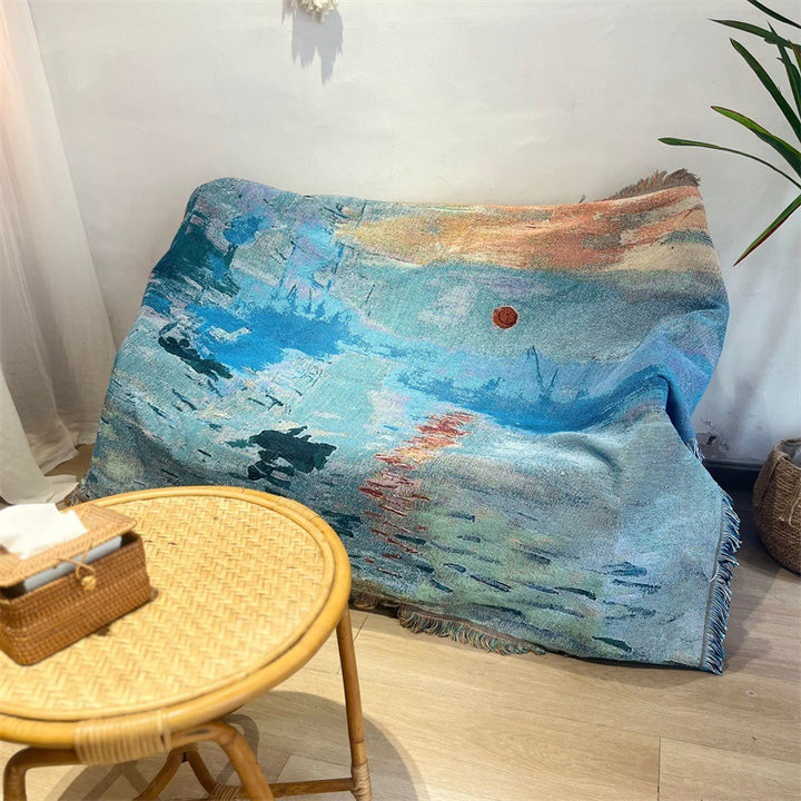 Artistic Abstract Throw Blanket