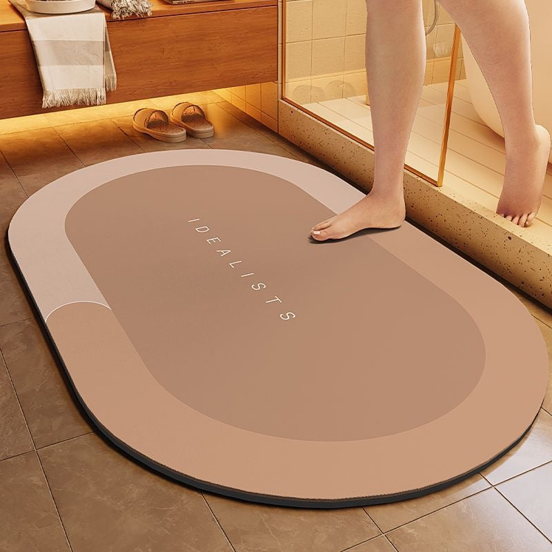 Round Bathroom Mat