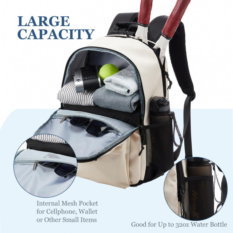 Multi-Functional Sports Tennis Backpack Bowlift