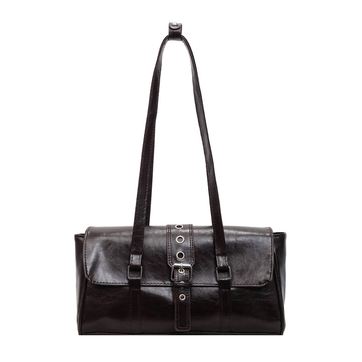 WoVintage Leather Satchel Bag Bowlift