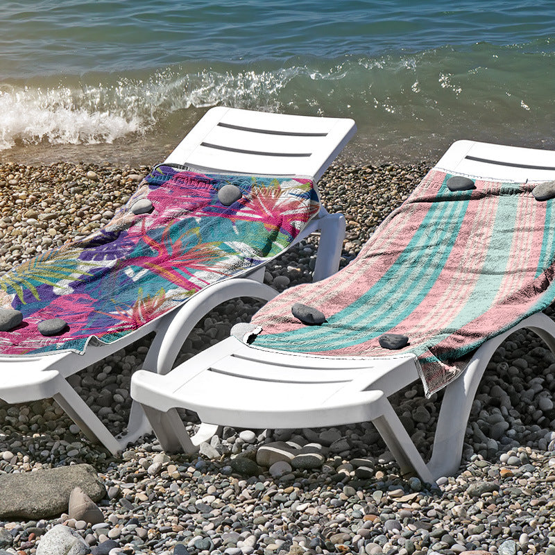 Beach towel made of skin-friendly microfiber with a creative pattern mix Bowlift