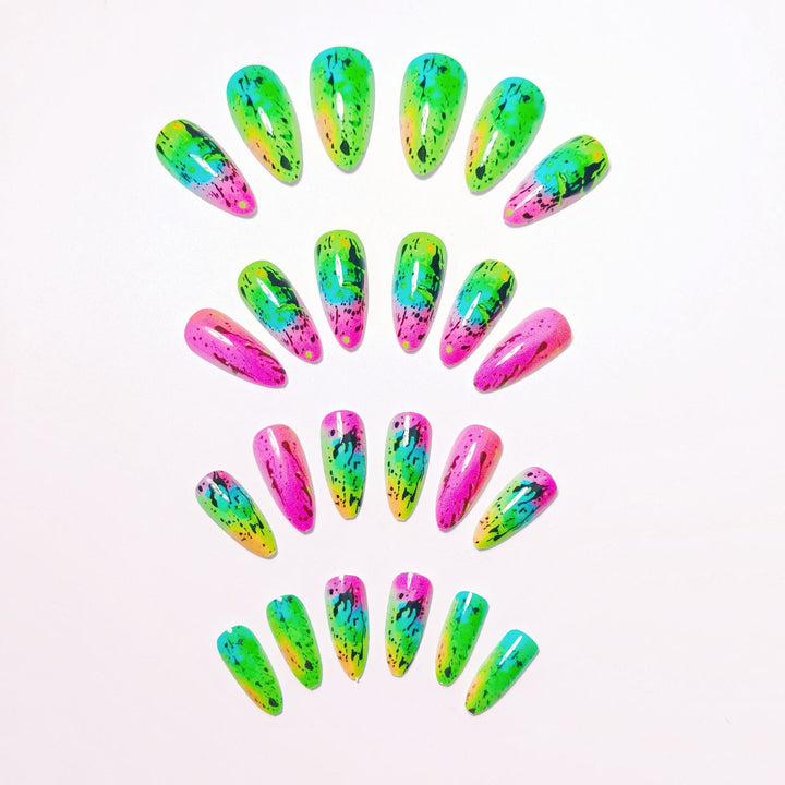 Creative Neon Nail Art Bowlift
