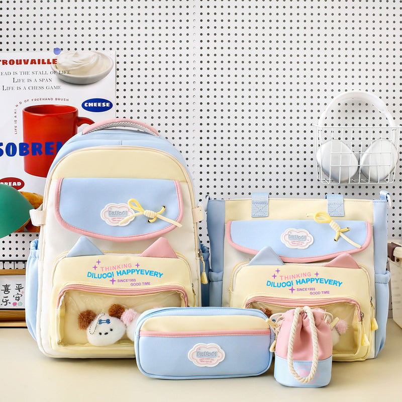 Multi-Functional 5-Piece School Backpack Organizer Set Bowlift