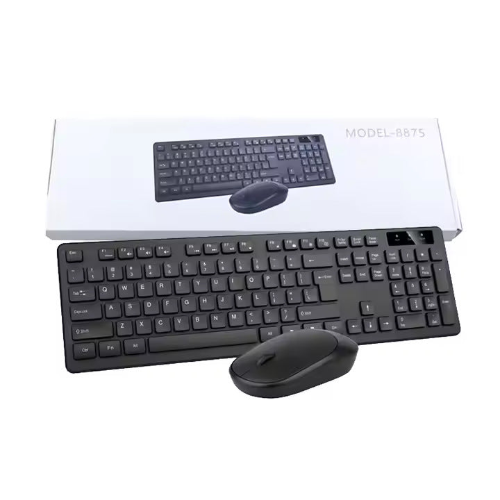 Portable Wireless Keyboard and Mouse Combo Bowlift