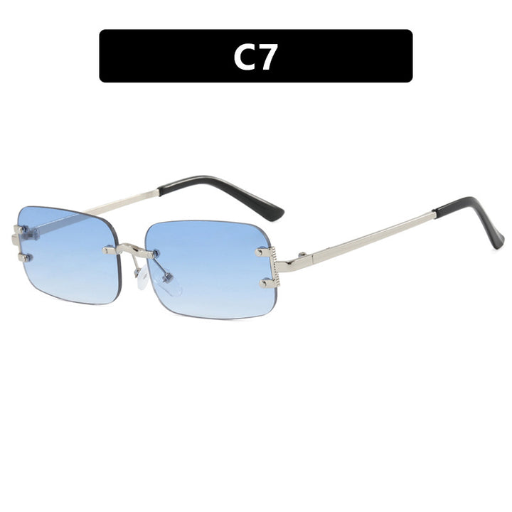 Ladies square sunglasses with high-quality metal frame Bowlift