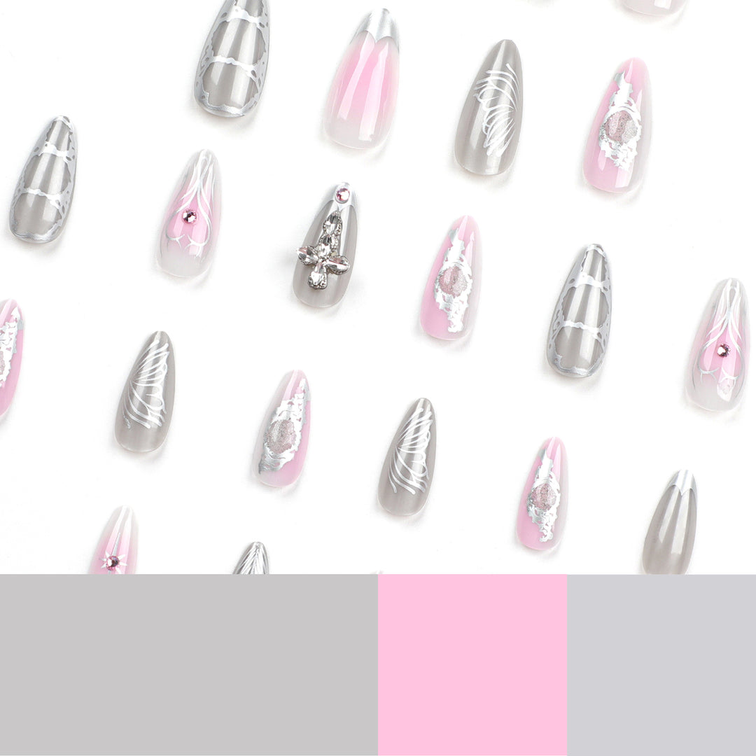 Artistic Nail Art with Noble Decorations Bowlift