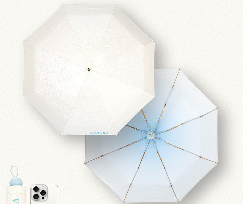 Women’s Folding Umbrella with Glittering Design Bowlift