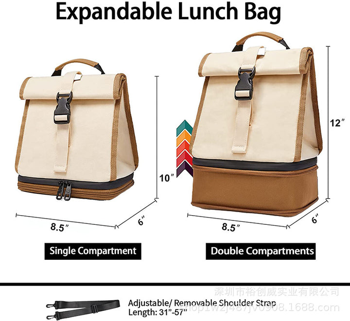 Insulated Lunch Cooler Backpack Bowlift