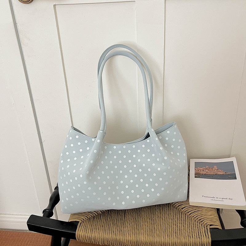 WoChic Polka Dot Shoulder Bag Bowlift
