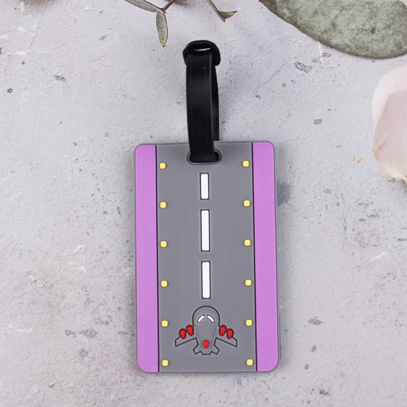 Airplane Runway Luggage Tag Bowlift
