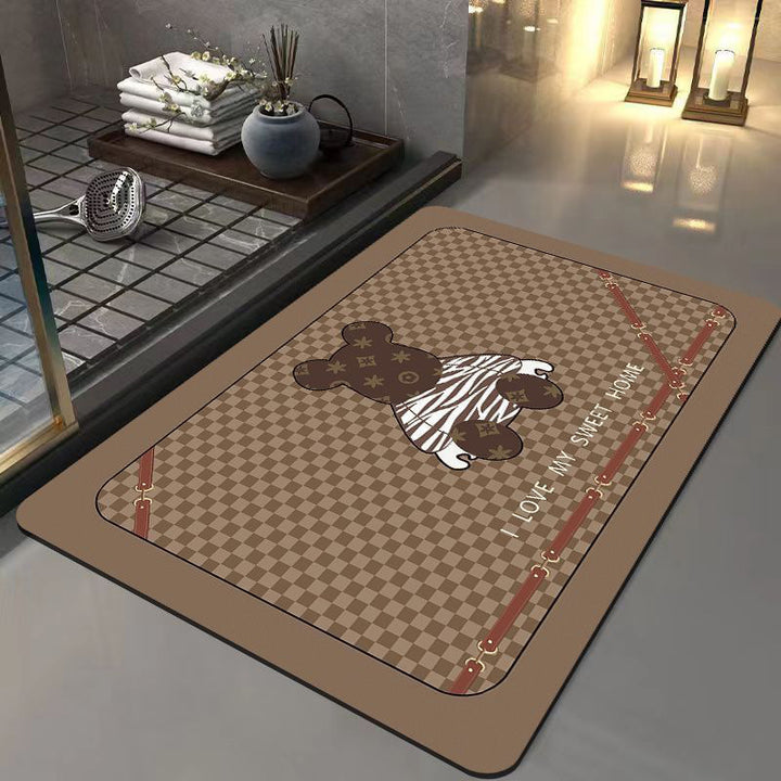 Luxury Abstract Design Bath Mat