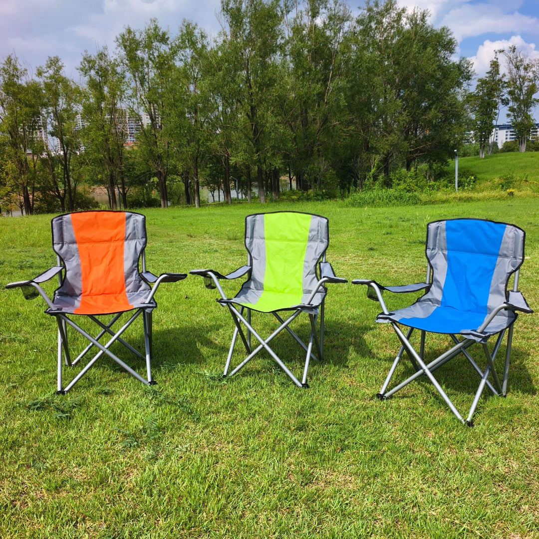 Ladies Camping Chair with Ergonomic Backrest Bowlift