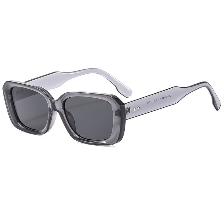 Women's large square sunglasses with robust frame and UV protection Bowlift