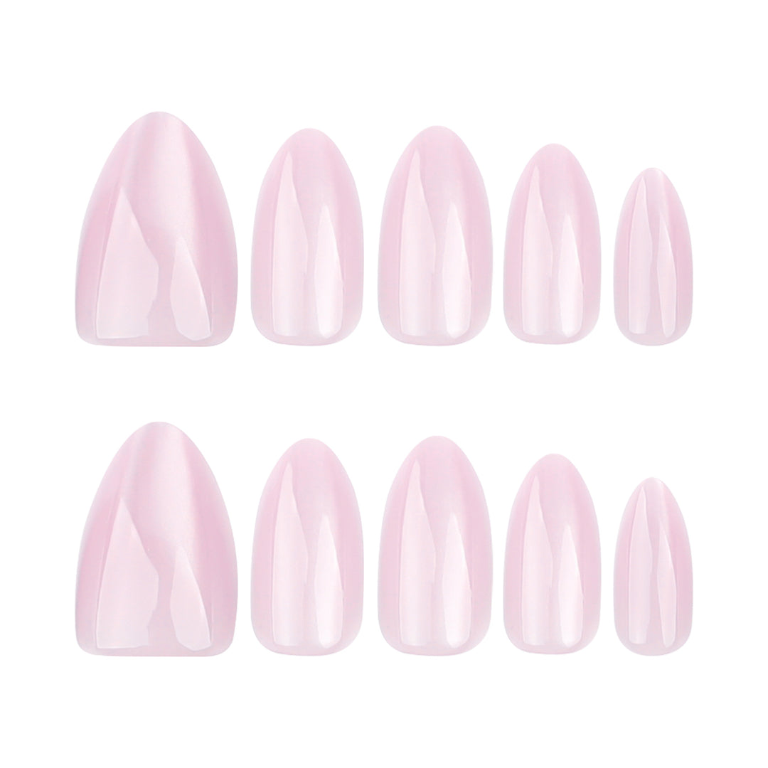 Artful Gel Nails with Elegant Glamour Finish Bowlift