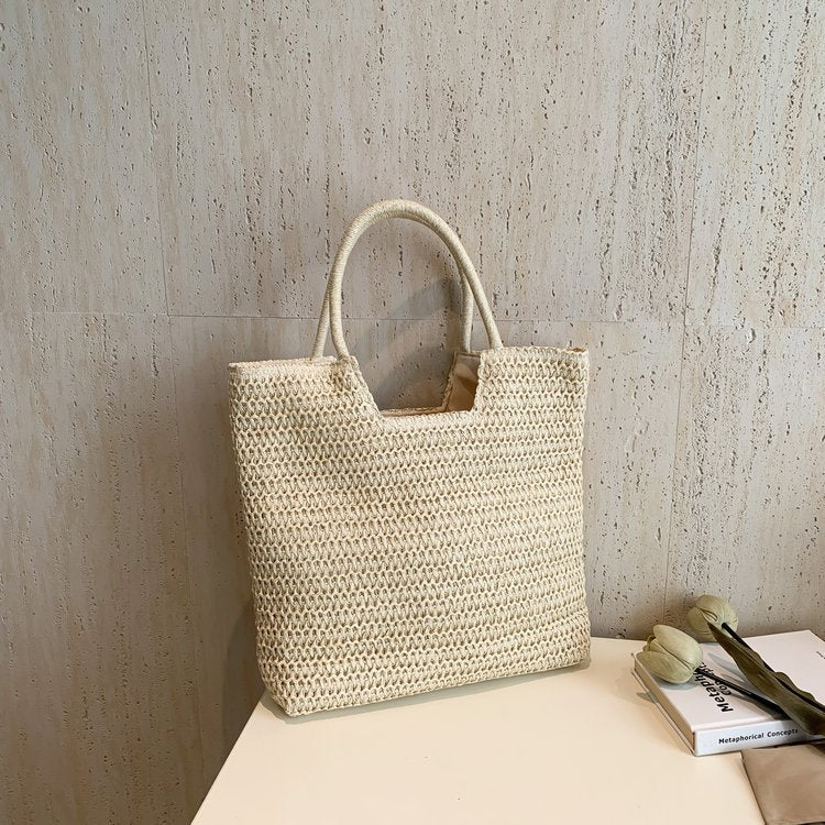Handwoven tote bag with structured weaving Bowlift