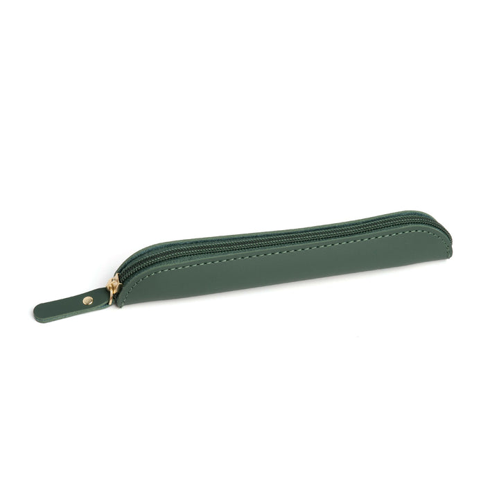 Elegant Leather Pencil Pouch Bowlift