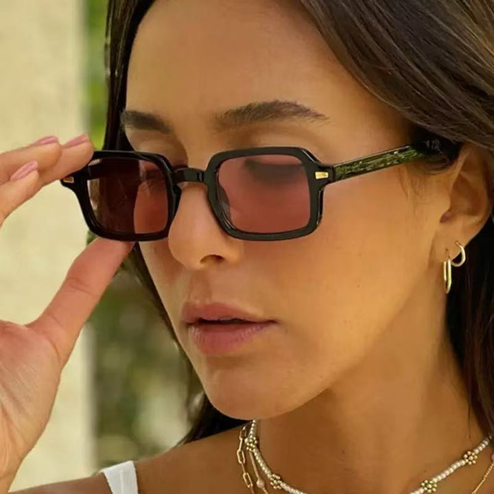Vintage Inspired Square Frame Sunglasses Bowlift