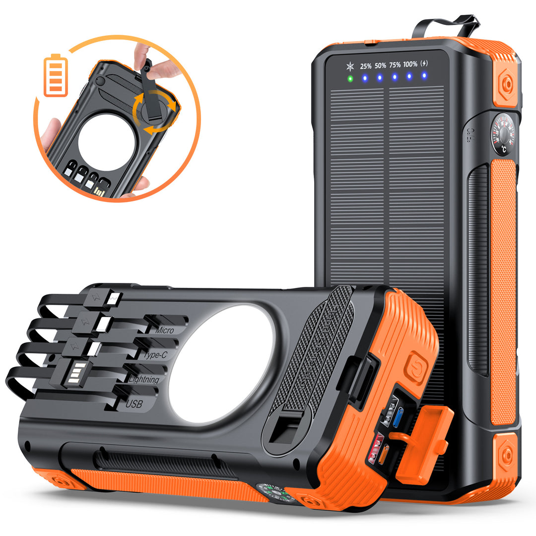 Multifunctional Solar Powerbank with LED Display Bowlift