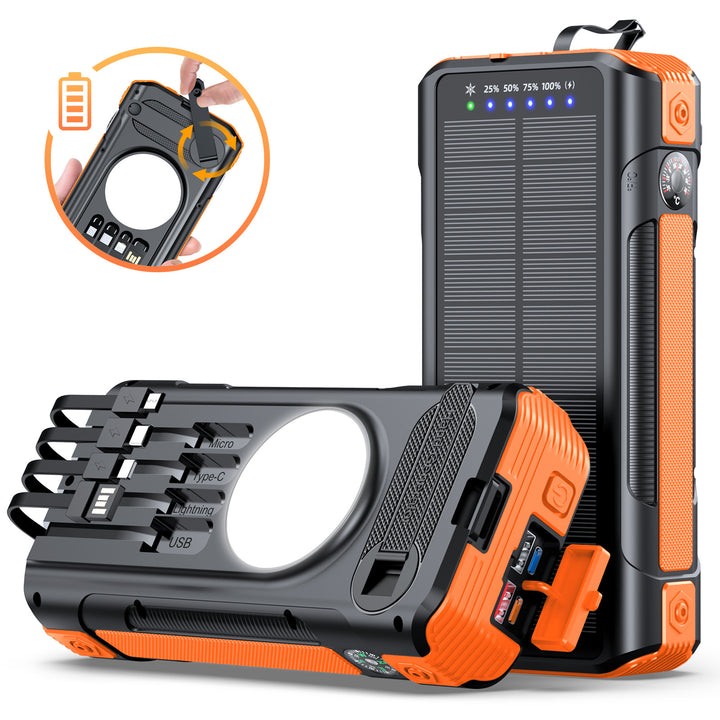 Multifunctional Solar Powerbank with LED Display Bowlift