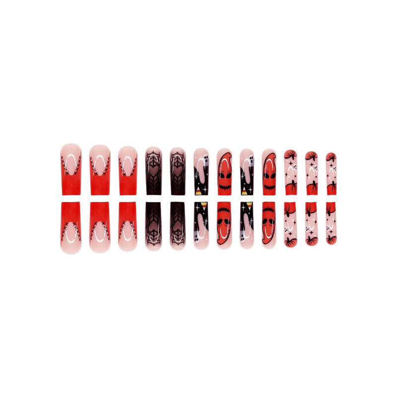 Halloween-Themed Press-On Nail Extensions Bowlift