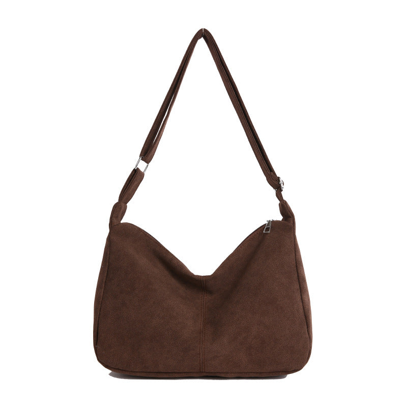 WoSoft Suede Hobo Handbag Bowlift