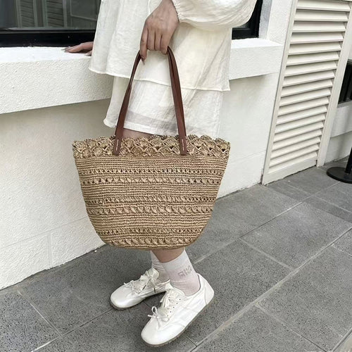 Handmade Macrame Beach Bag Bowlift