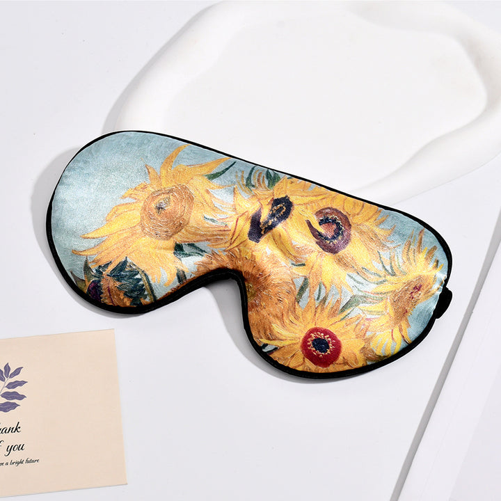 Unisex soft ergonomic sleep mask with contoured eye area and adjustable elastic band Bowlift