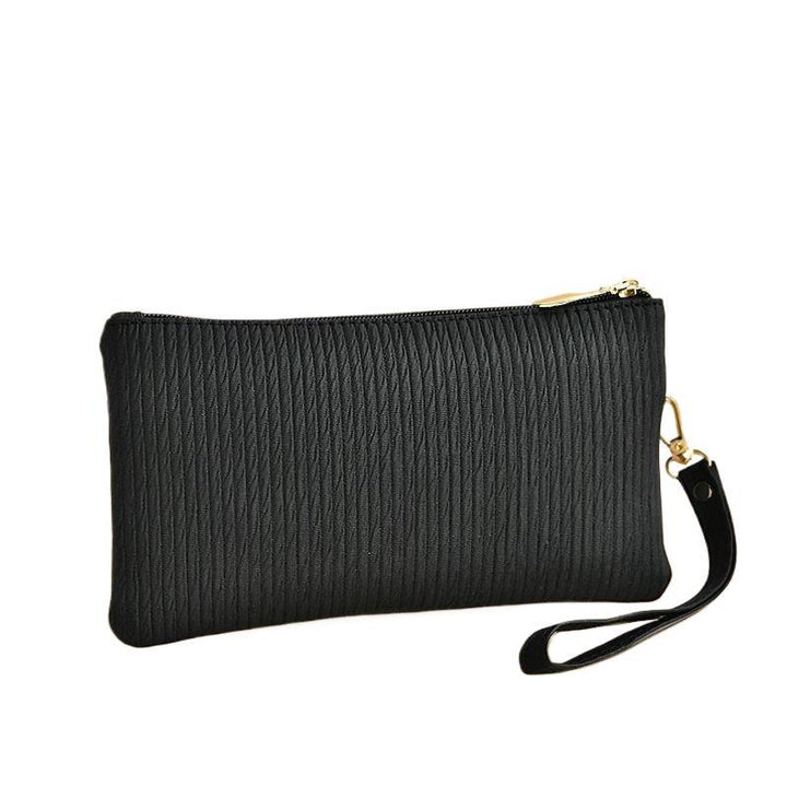 Elegant Clutch With Practical Wrist Strap Bowlift