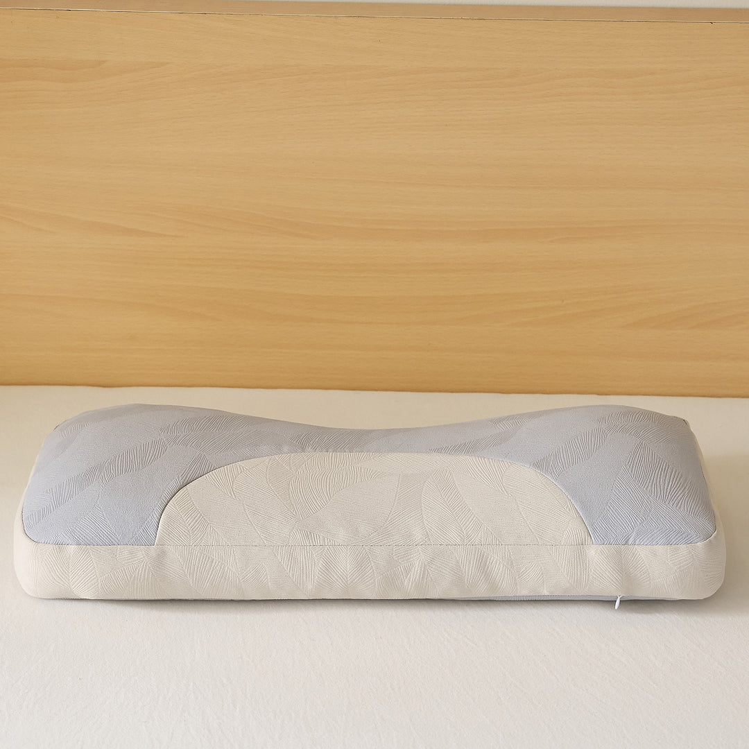 Ergonomic neck roll pillow with innovative pressure relief Bowlift