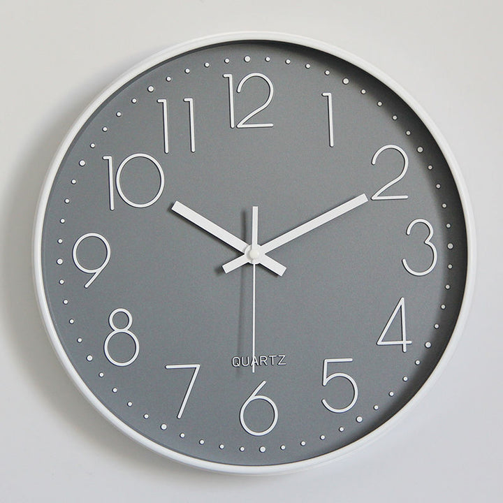 Wall clock in minimalist design Bowlift