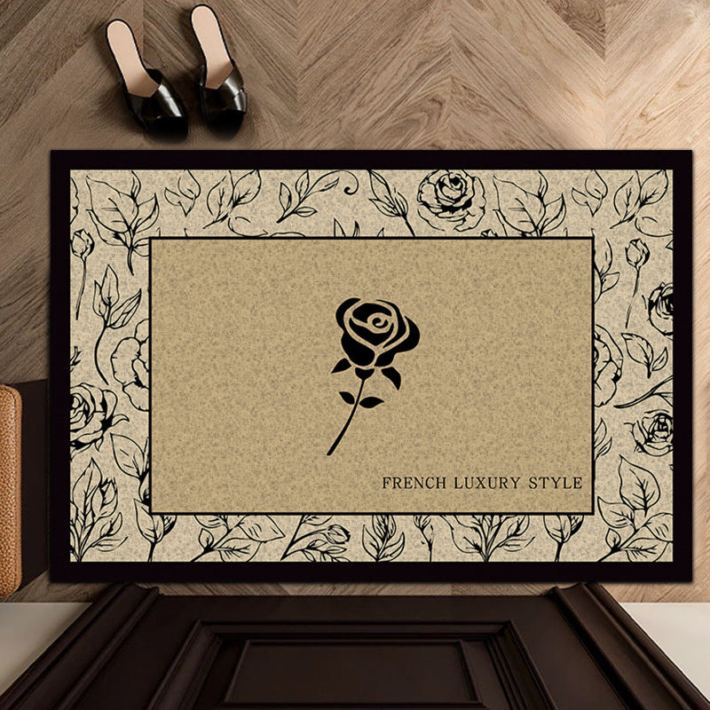 Unisex Elegant Floral Welcome Mat Bowlift
