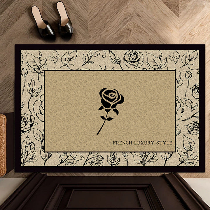 Unisex Elegant Floral Welcome Mat Bowlift