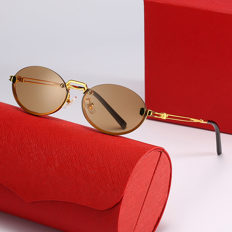 Women's fashionable sunglasses with intricate metal frame and stylish design Bowlift