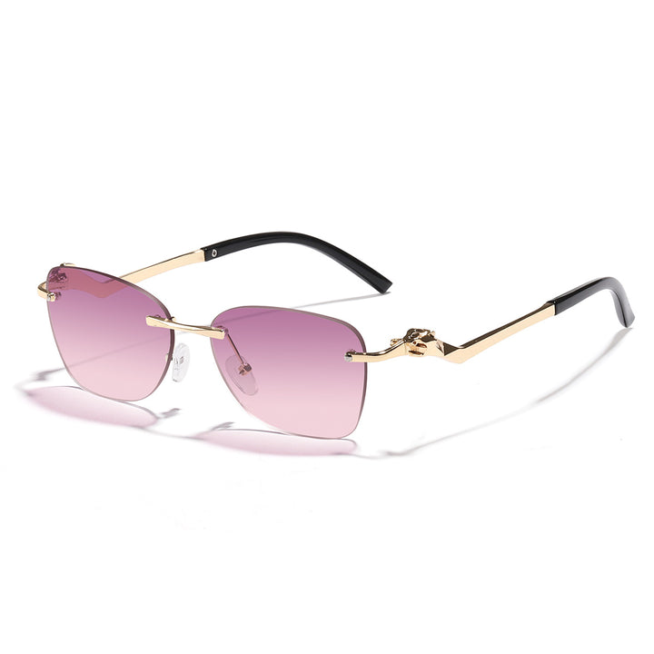 Women's fashionable sunglasses with stylish geometric accents Bowlift