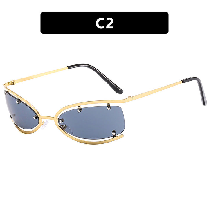 Women Cat-Eye Sunglasses with Luxurious Accents and Protective UV Filter Bowlift