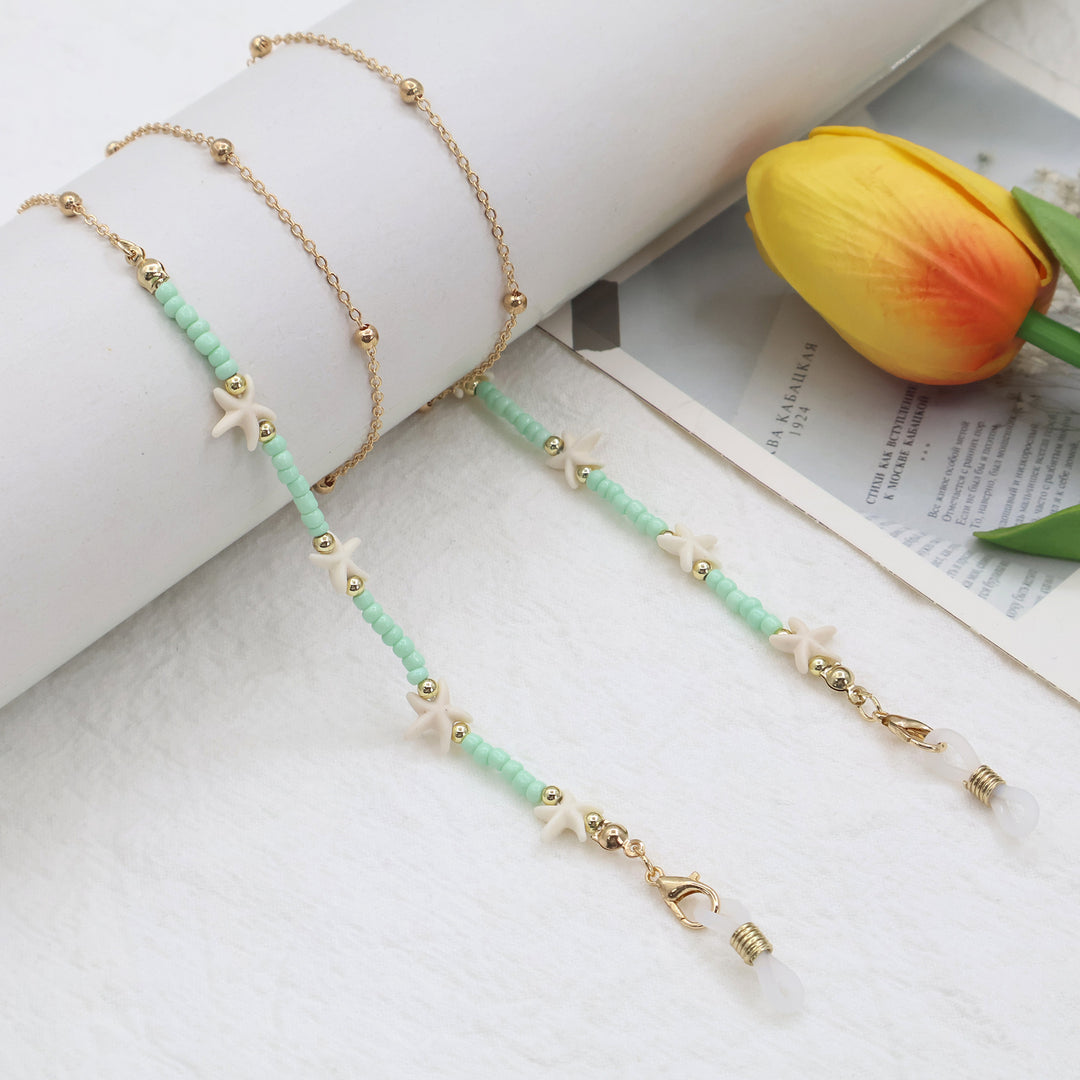 Beach-Inspired Beaded Eyewear Chain Bowlift