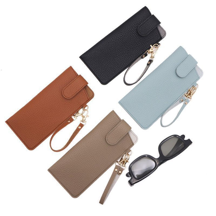 Elegant Leather Eyewear Case Bowlift