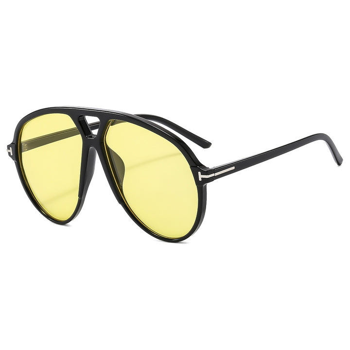 Oversized Aviator-Style Sunglasses Bowlift