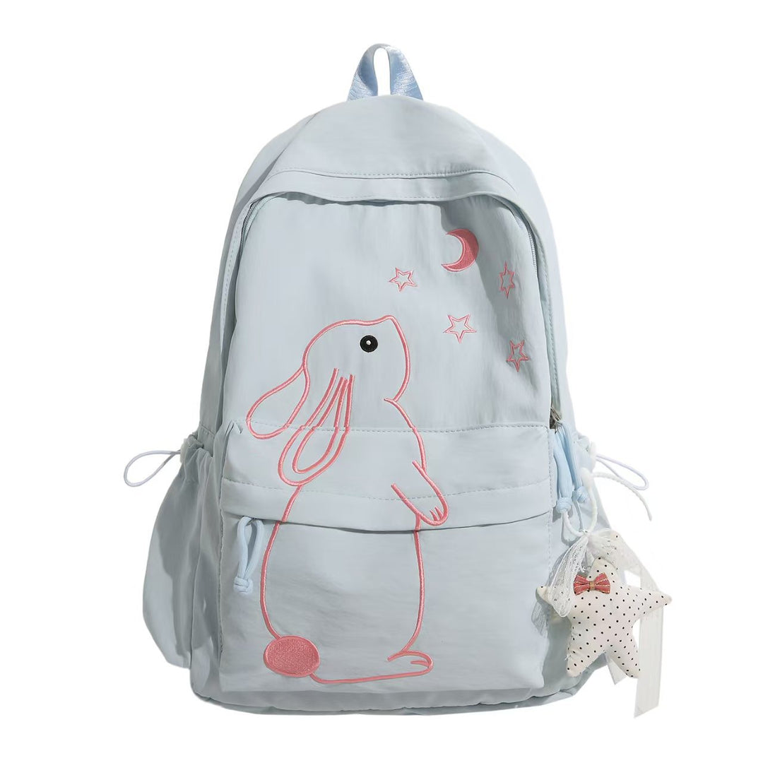 Bunny Embroidered Backpack Bowlift