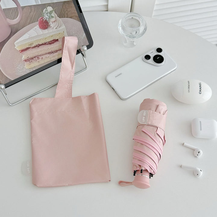 Women Foldable Shopping Bag with UV Protection Bowlift