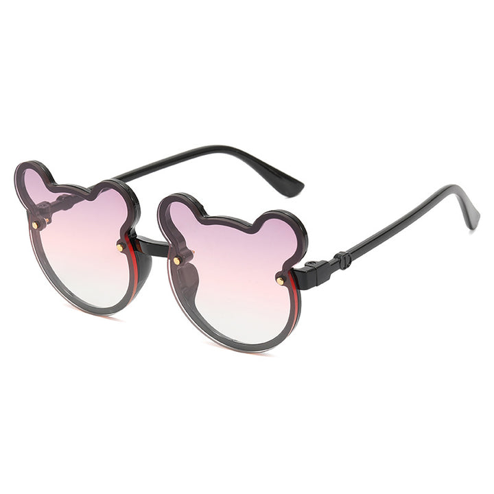 Women Playful Bear Shape Sunglasses Bowlift